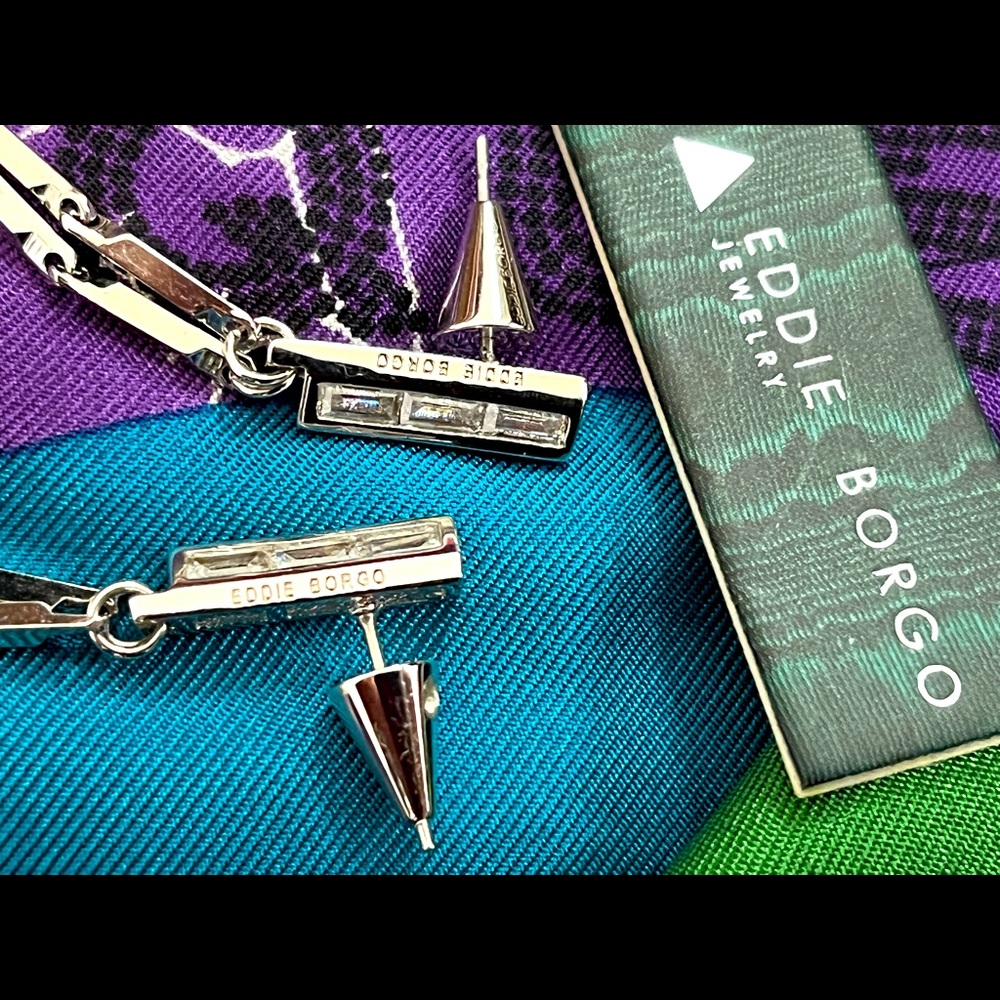 NWT Eddie Borgo Cascade Column Earrings